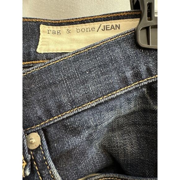 Rag & Bone Dre In BEVERLYS Dark Blue Wash Skinny Jeans Sz 24 ~ Preowned0 - Picture 3 of 16